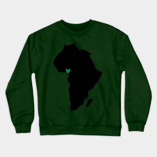 heart of africa Crewneck Sweatshirt